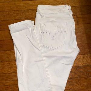 White Vigoss skinny jeans